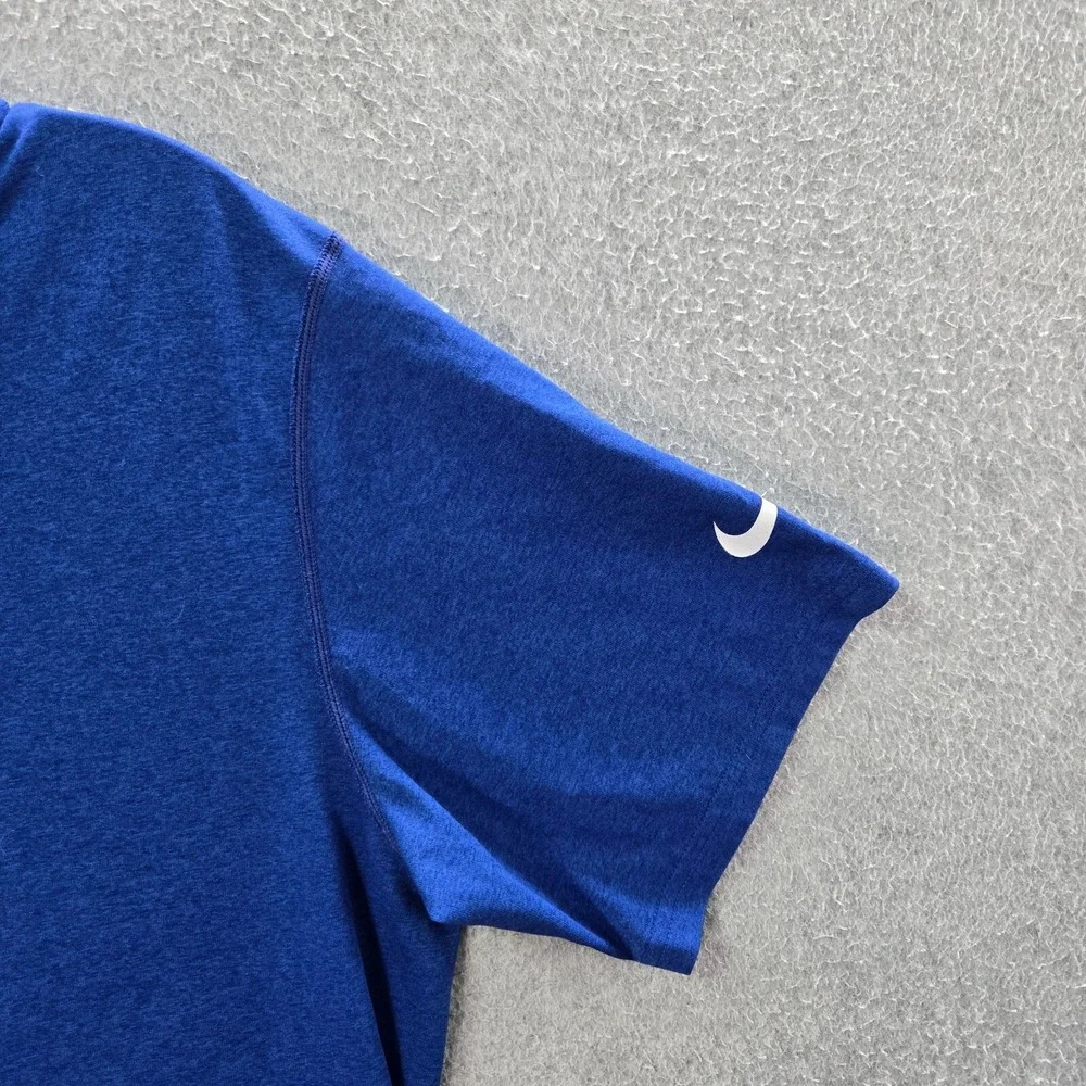 New York‎ Giants Men Shirt Small Blue Logo Nike Short Sleeve Tee Dri Fit